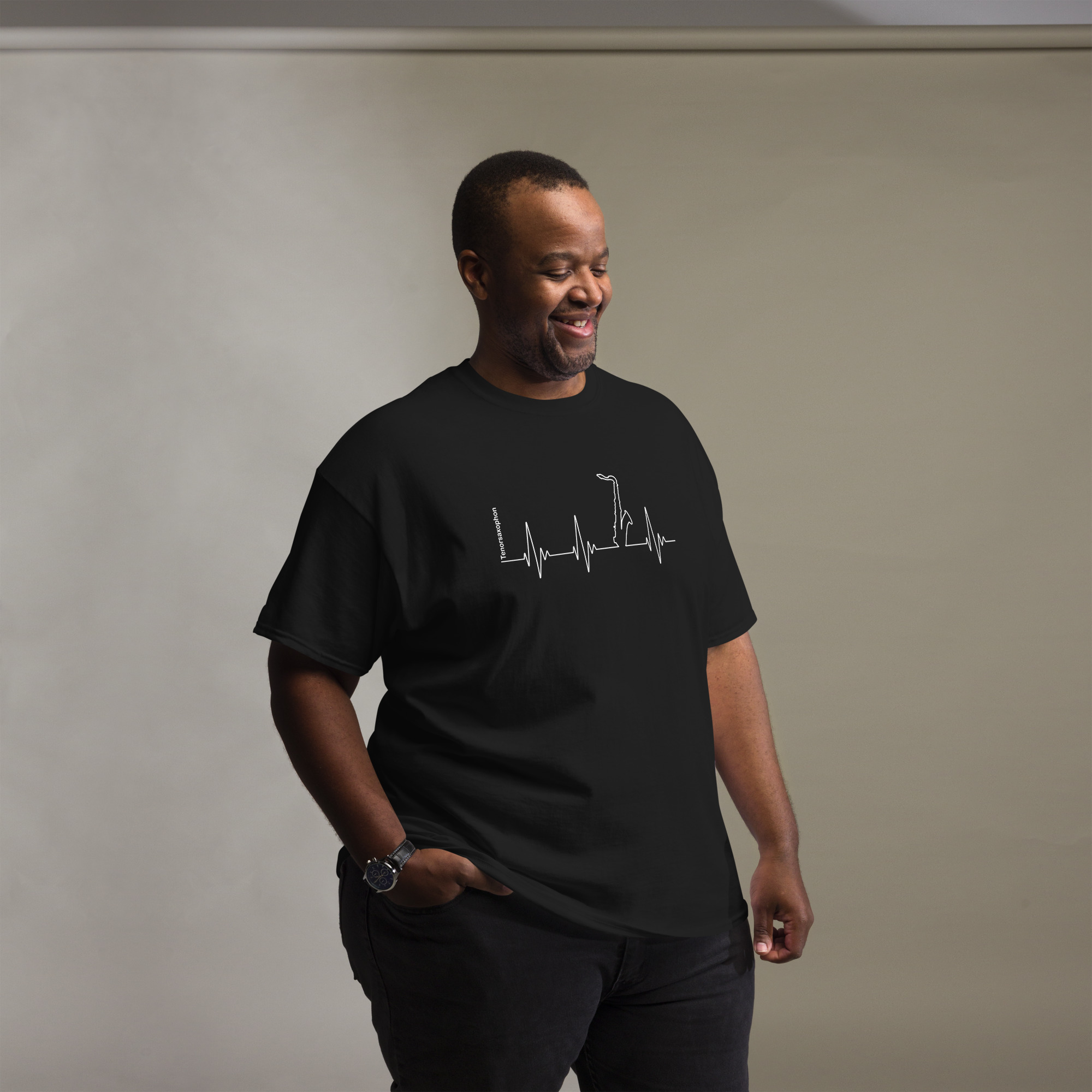 Heartbeat T-Shirt Tenorsaxophon