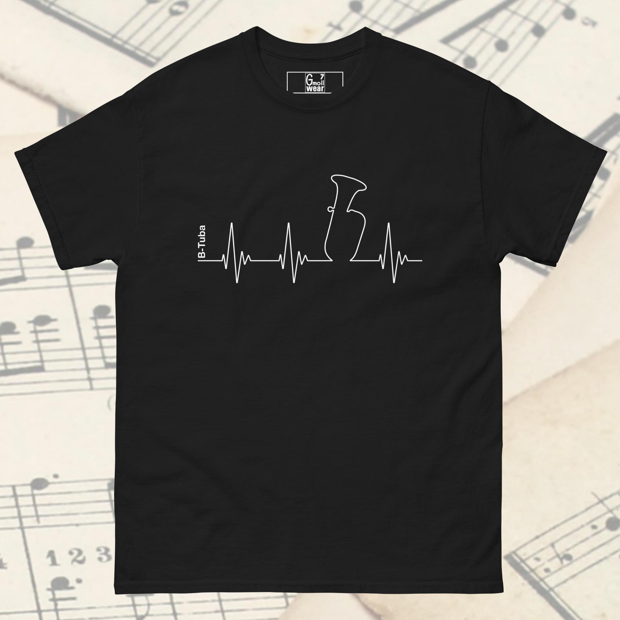 Heartbeat T-Shirt B-Tuba – Bild 3